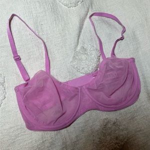 Skims ultra fine mesh strapless bra